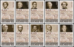 #5833 - 5843 2024 Underground Railroad Singles set/10 (After March 9) - MNH