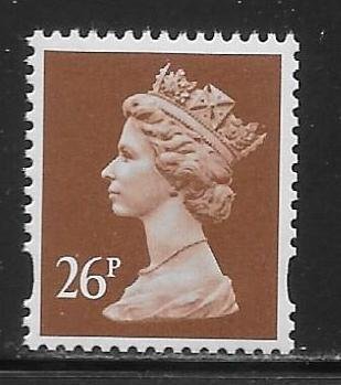 Great Britain MH216 sg y1776 26p Machin single MNH