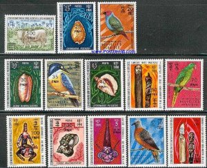New Hebrides 1977, Overprints 13v F, MNH