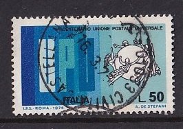 Italy  #1162  used  1974  UPU  50 l