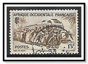 French West Africa #52 Monorail Train Used