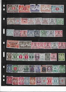 DANZIG COLLECTION ON STOCK PAGE MINT/USED