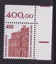 Germany   #1538    MNH   1990    Tourist sights  400pf