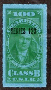 Springer TB227a, MNH, 100 Class B Cigarettes, Series 123, 1953, USA Revenue