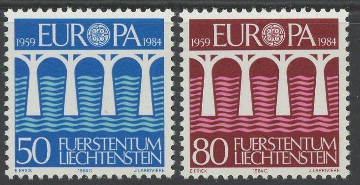 Liechtenstein 779-80 ** mint NH (2401 542)