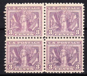MOstamps - US Scott #537b Mint OG NH Block of 4 - Lot # DS-4795 SCV $1200