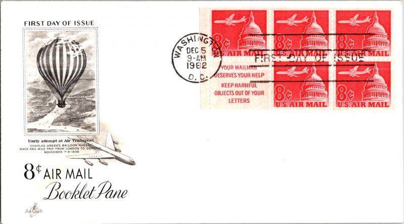 United States, District of Columbia, United States First Day Cover, Balloons