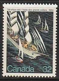 1984 Canada - Sc 1012 - MNH VF - 1 single - Tall Ships Regatta