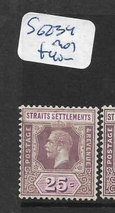 MALAYA  STRAITS SETTLEMENTS   (PP2805B)  KGV  25C  SG 234     MOG 