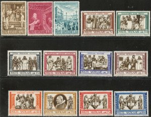 VATICAN Sc#269-274, 281-297, E15-E16 1960 Six Different Complete Sets OG Mint NH