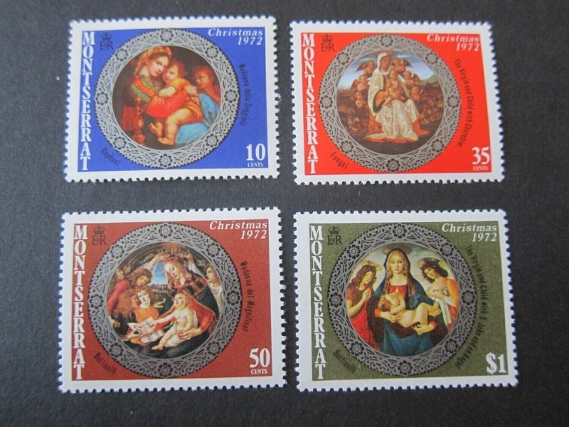 Montserrat 1972 Sc 282-5 Christmas Religion set MNH