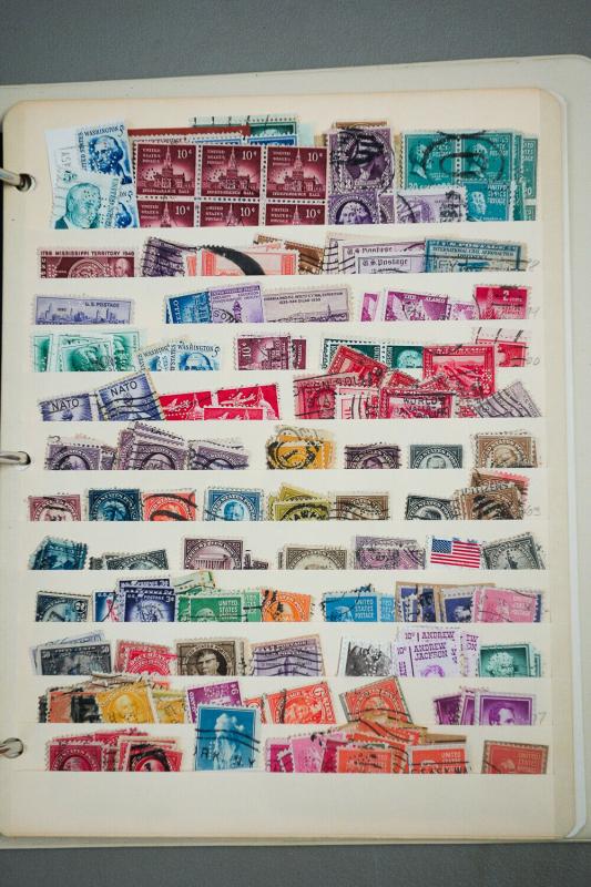 US Stamps 1,500x Unsearched Early Pre-Cancels + in Stock Bk