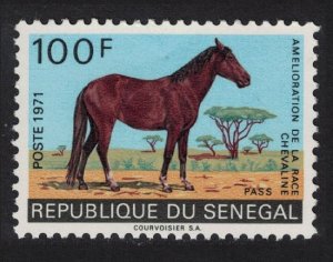 Senegal Horse-breeding Improvement Campaign Pass 1971 MNH SG#453