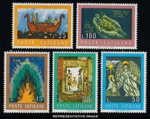 Vatican City Scott 550-554 Mint never hinged.