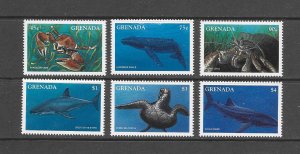 FISH - GRENADA #2642-47   MNH