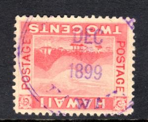 Hawaii #81, Kawaihae 259.01 CDS, Rarity 3 dated 15 Dec 1899