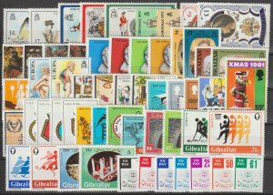 GIBRALTAR 1972/84 Commemorative Sets MNH