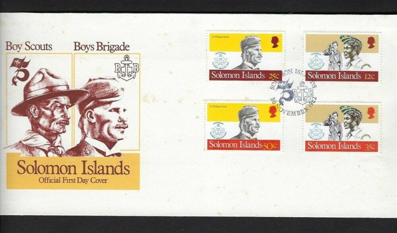 1982 Solomon Islands Boy Scout Boys Brigade FDC