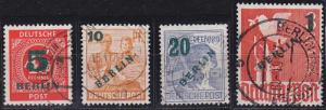 GERMANY BERLIN [1949] MiNr 0064-67 ( O/used )