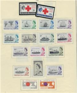 VEGAS 1964-65 Tristan Da Cunha As Shown See Scans For 2 Pages (CP27)