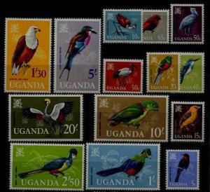 Uganda 97-110 MH Birds SCV67.75