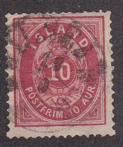 Iceland # 11, Numeral, Used, Perf 14 x 13 1/2, Third Cat