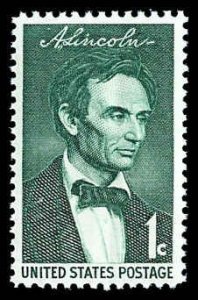 PCBstamps   US #1113 1c Beardless Lincoln, MNH, (23)