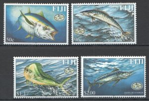 Ft132 2001 Fiji Fishes Marine Life Fauna #978-981 1Set Mnh