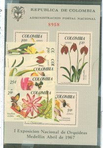 Colombia #768-9/C489-91a Unused Single (Complete Set)