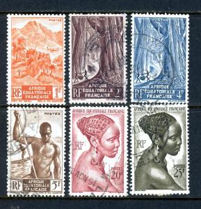 French Equatorial Africa 172//184 Mixed (Short Set)