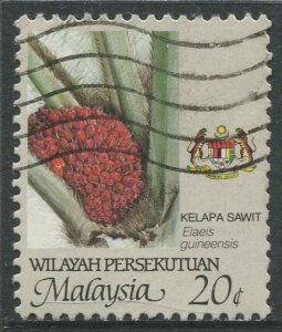 STAMP STATION PERTH Wilayah Persekutuan #115 Agriculture  Crest Used 1986