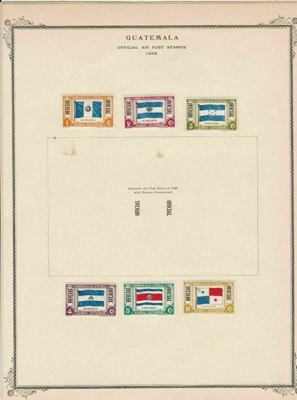 guatemala stamps page ref 17209