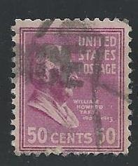 US #831 50c Taft