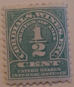 United States Wine Tax RE1 MNH