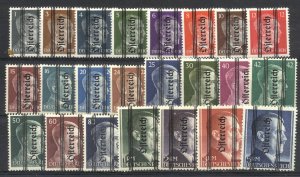 AUSTRIA #405-27 Mint NH - 1945 Overprints Set