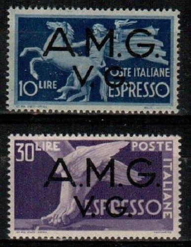 Italy Scott 1LNE1-2 Mint NH (Catalog Value $12.75)