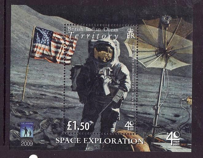 BIOT-Sc#382-unused NH sheet-Space Exploration-Capt. Alan Bean-Astronaut-Flags-20