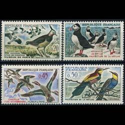 FRANCE 1960 - Scott# 978-81 Birds Set of 4 LH