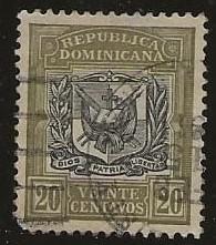 DOMINICAN REPUBLIC SC #  137   USED