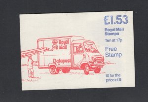 GB #FT4  1985 £1.70 discount booklet- Gibbons CV £3.75