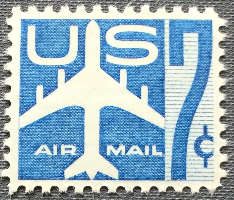 US #C51 *MH* Single Jet Airliner Silhouette SCV $.25 L21