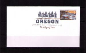 US Sc# 4376 FDC FVF Oregon Tree River Mountains