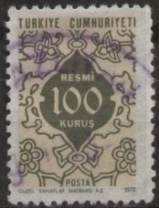 Turkey O129 (used) 100k arabesque, buff & ol (1972)