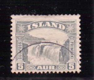 Iceland  Scott#  170  Used 