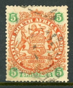 Southern Rhodesia 1896 British South Africa QV 5' SG #49 VFU A499