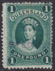 Australia - Queensland 1882-1885 SC 78 MLH Specimen