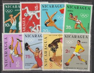 Nicaragua SC C659-666 Mint, Never Hinged