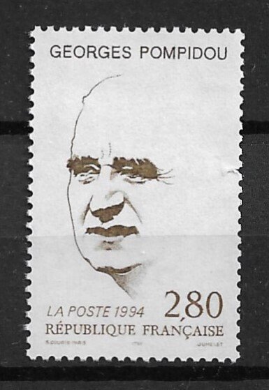 1994 France 2416 President Georges Pompidou MNH
