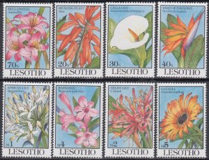 LESOTHO Sc# 949-56 CPL MNH - FLOWERS