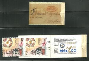 Mexico 1698 MNH Booklet of 5 overprint SCV $300.00